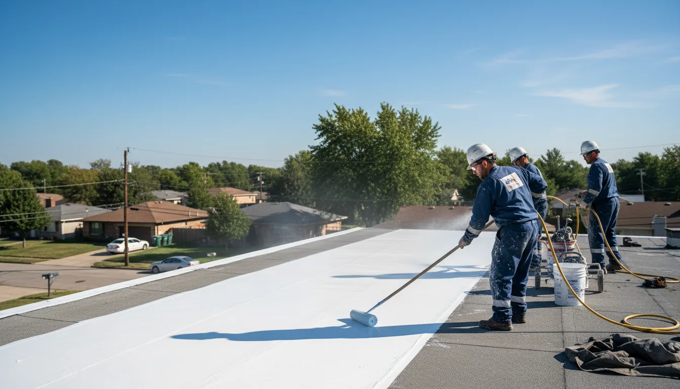 Commercial roof coating in Greentown, PA near me